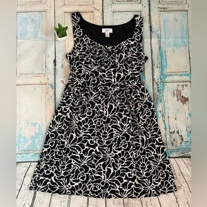 Black and white tank top dress